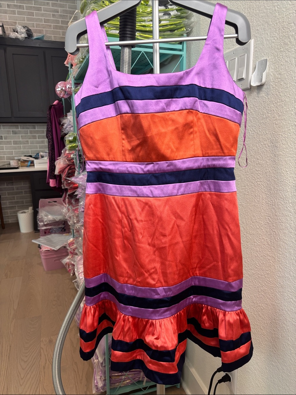 SEDUCE Vintage Satin Mini Dress